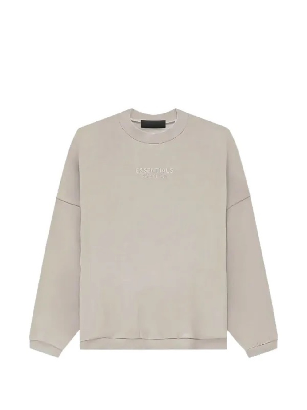 Fear of God Essentials Unisex Cream Crewneck Sweatshirt